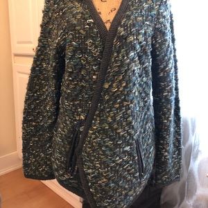 Anthropologie Moth L Open Sweater